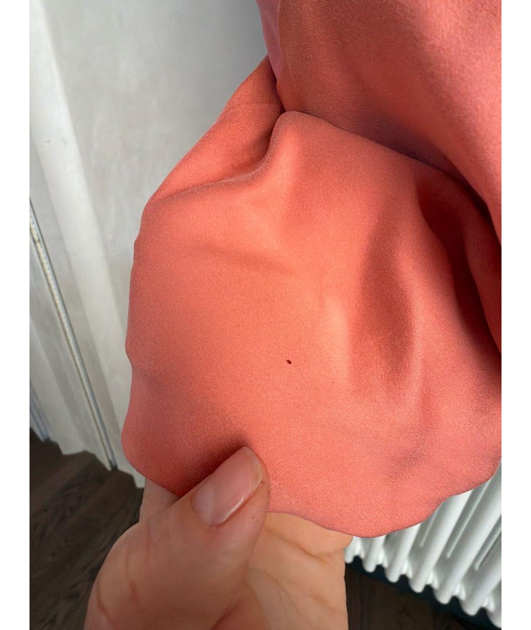 ZIMMERMANN Коралловое шелковое коктейльное платье, фото 6