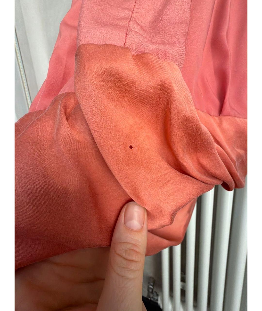 ZIMMERMANN Коралловое шелковое коктейльное платье, фото 5