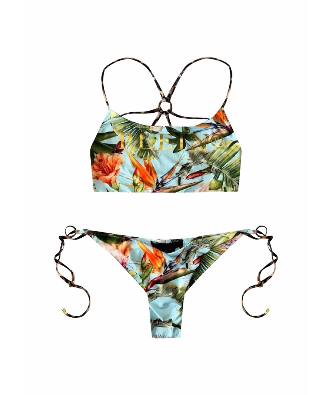 PHILIPP PLEIN Мульти полиэстеровый купальник, фото 1