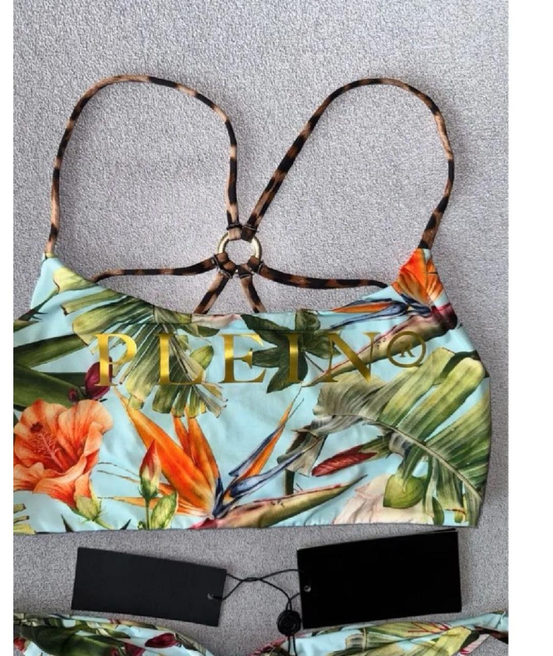 PHILIPP PLEIN Мульти полиэстеровый купальник, фото 2