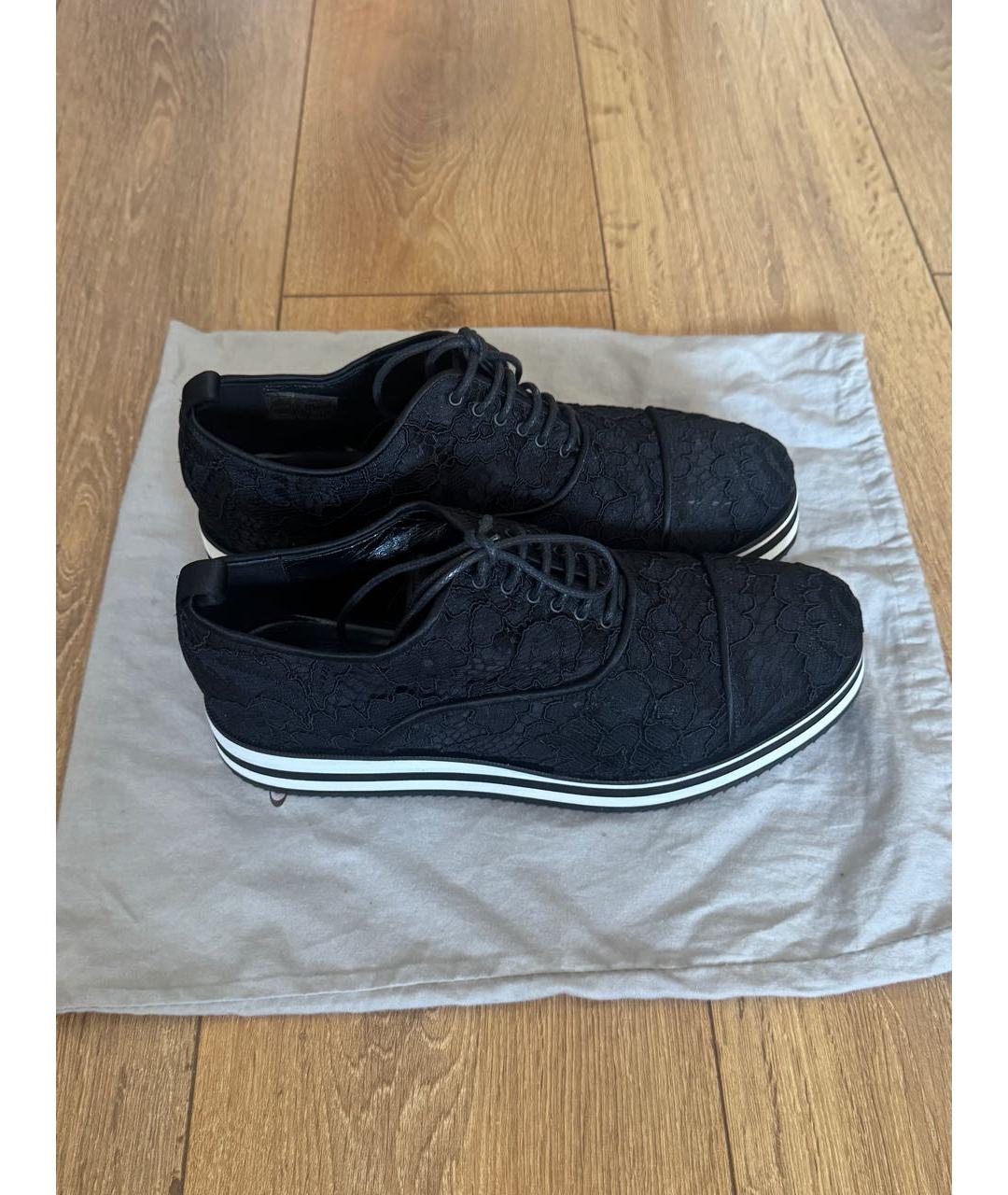 ERMANNO SCERVINO Черные кожаные туфли, фото 5