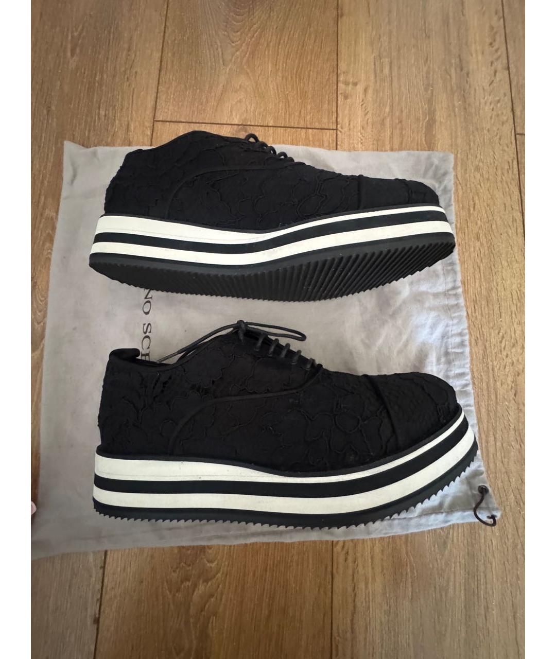 ERMANNO SCERVINO Черные кожаные туфли, фото 4