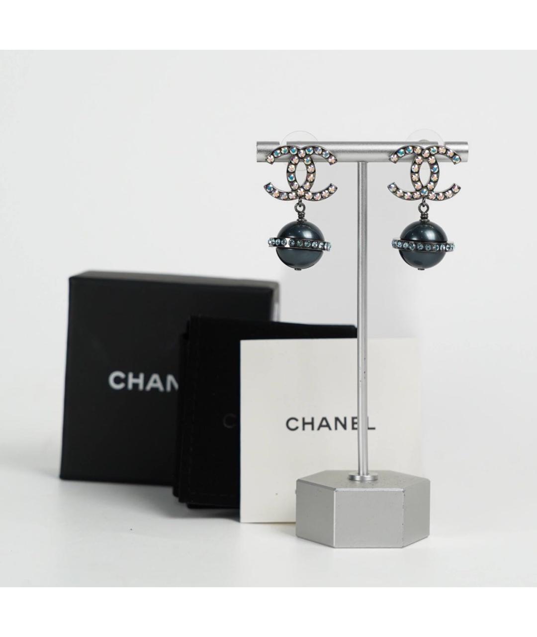 CHANEL Мульти металлические серьги, фото 3