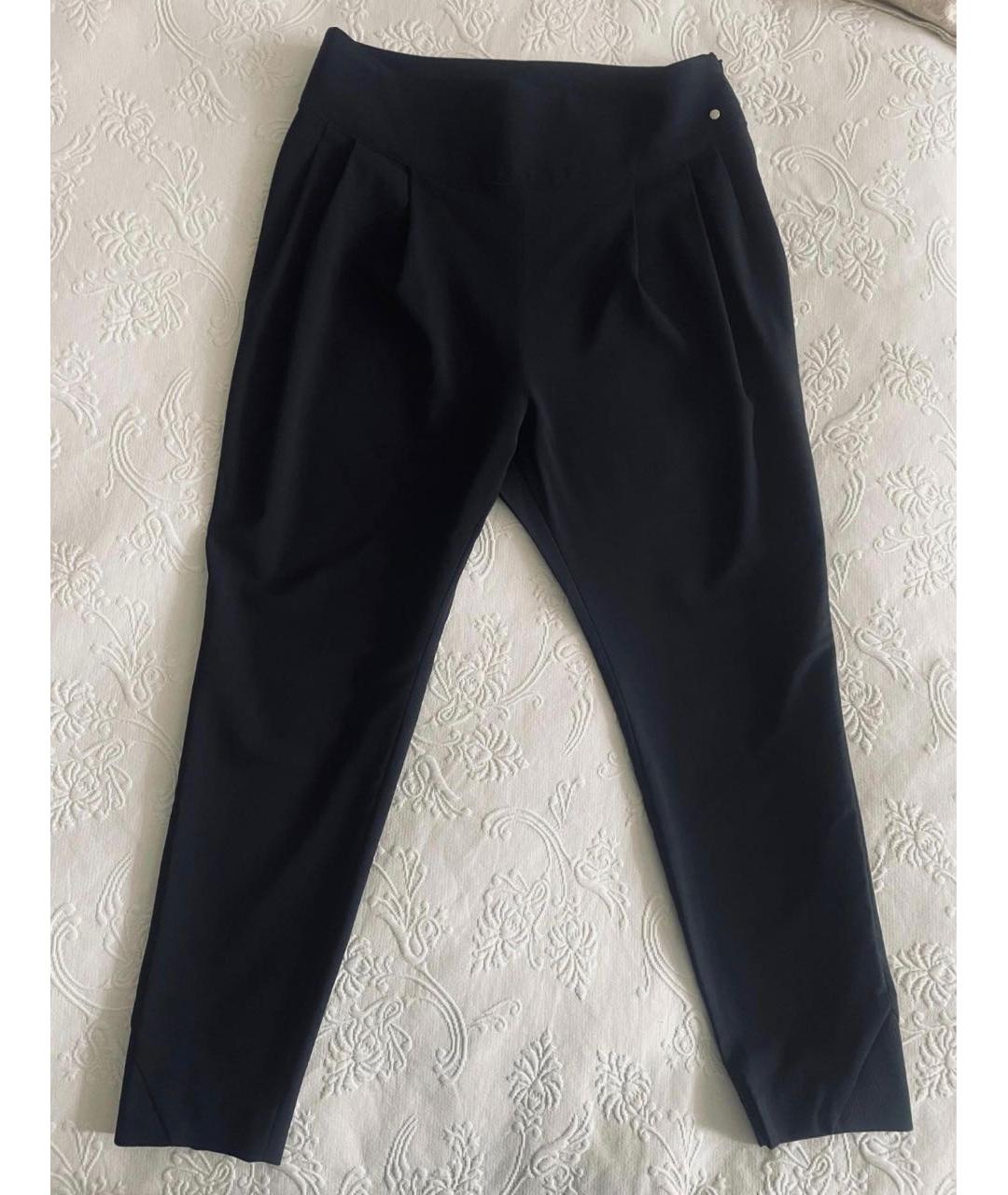 ESCADA Черные шерстяные брюки узкие, фото 7