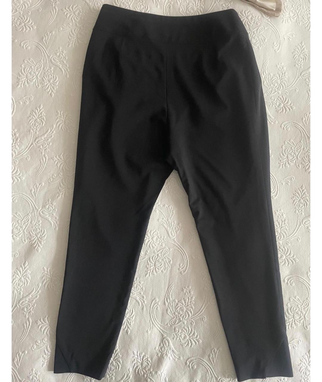 ESCADA Черные шерстяные брюки узкие, фото 2