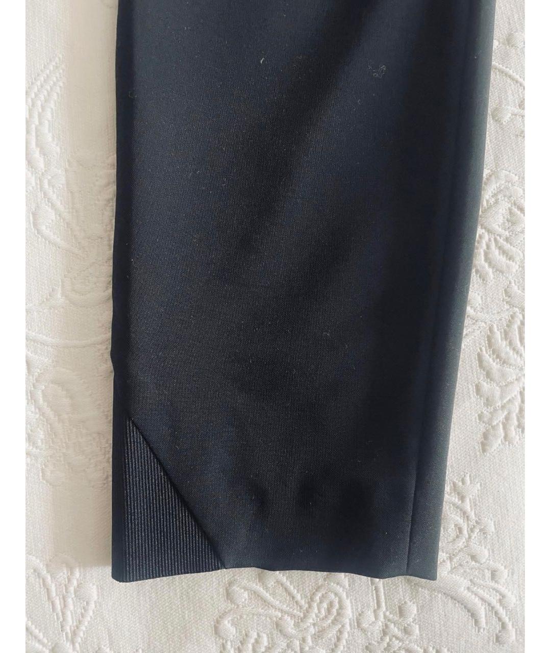 ESCADA Черные шерстяные брюки узкие, фото 5