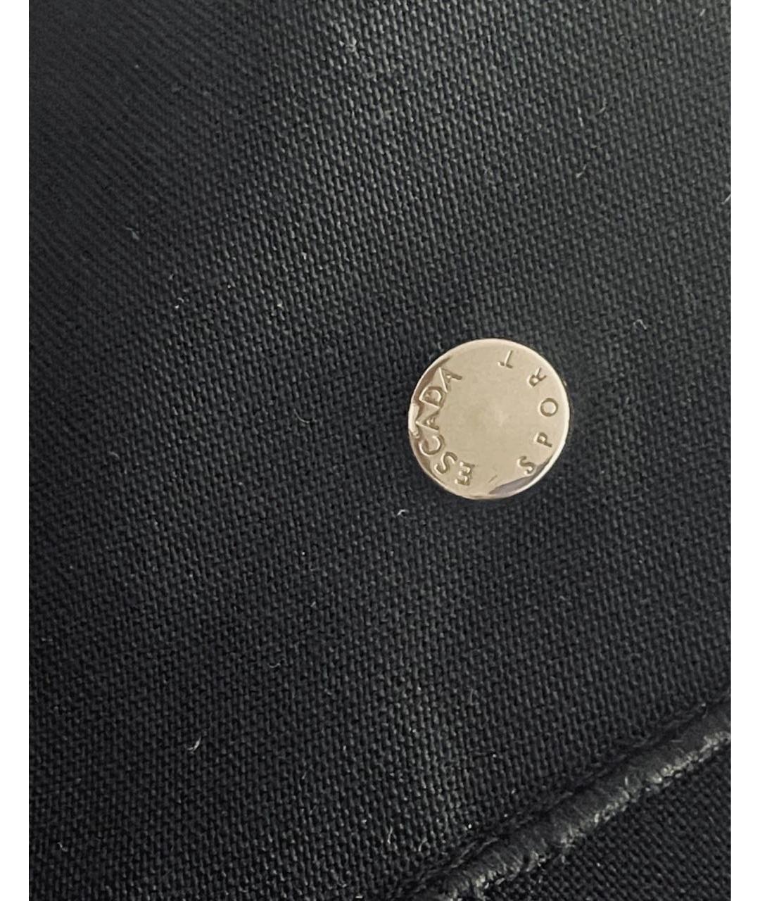 ESCADA Черные шерстяные брюки узкие, фото 6