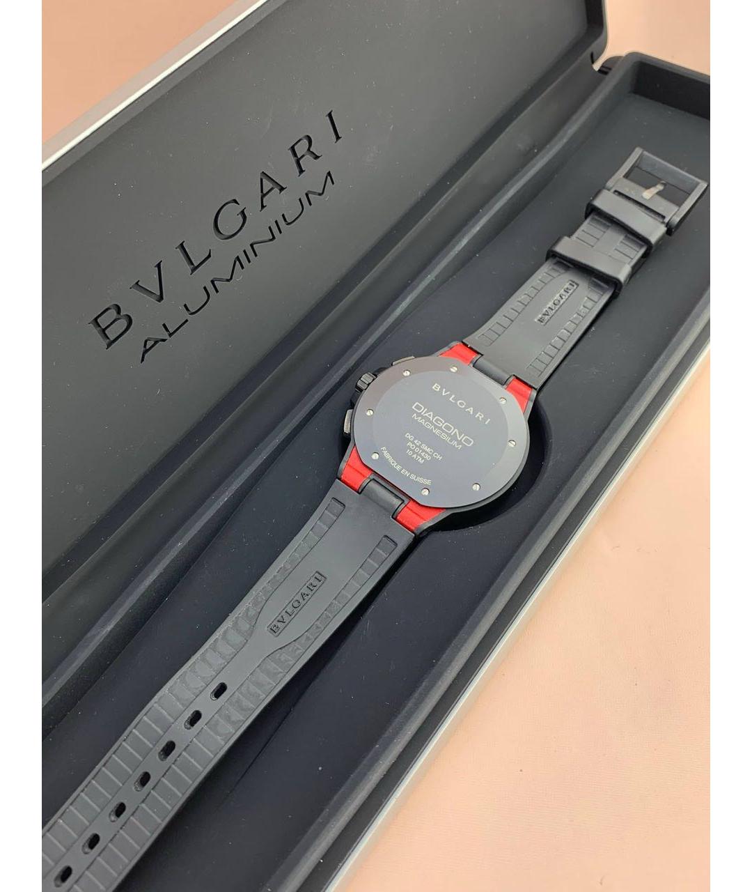 BVLGARI Черные стальные часы, фото 4