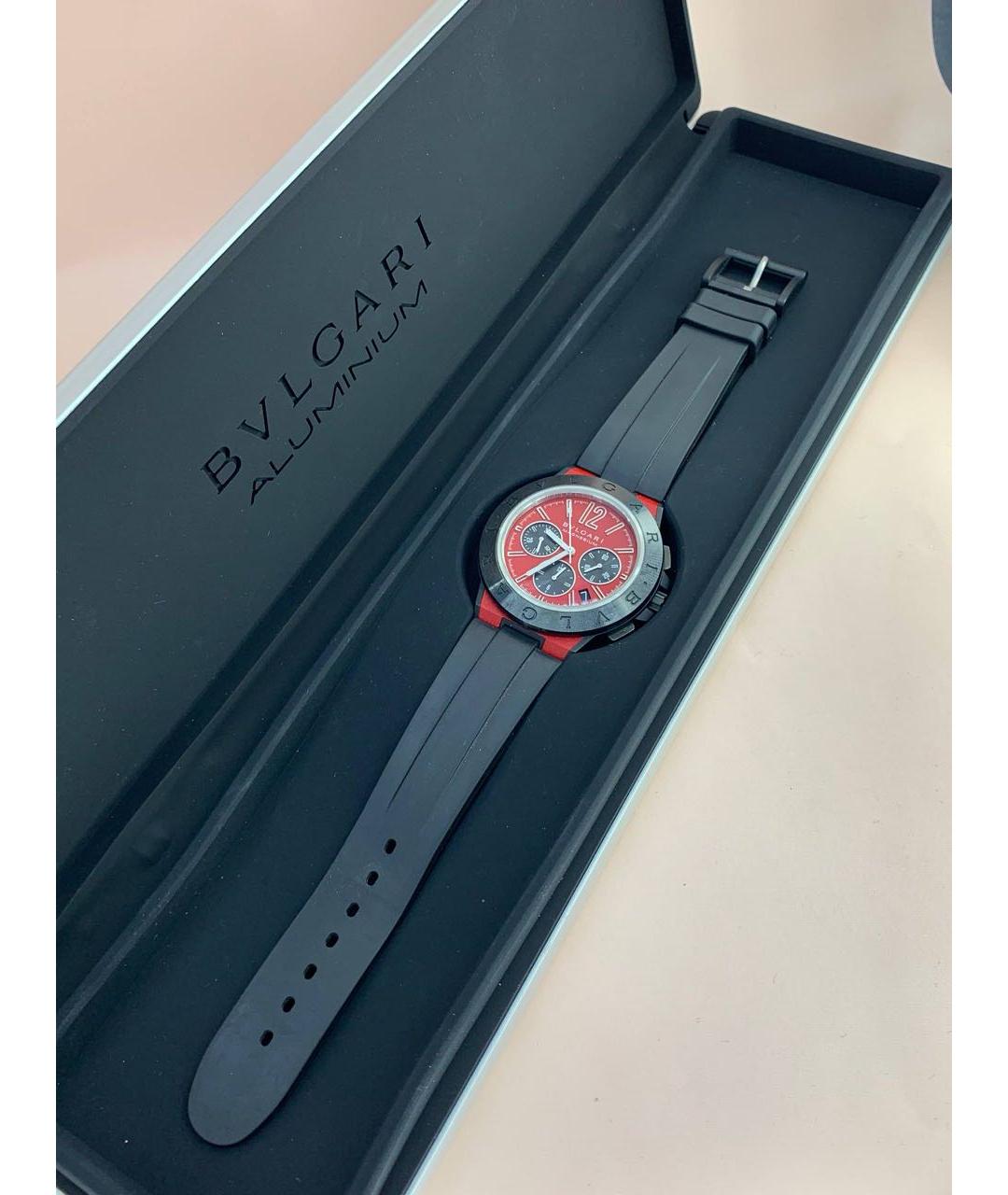 BVLGARI Черные стальные часы, фото 2