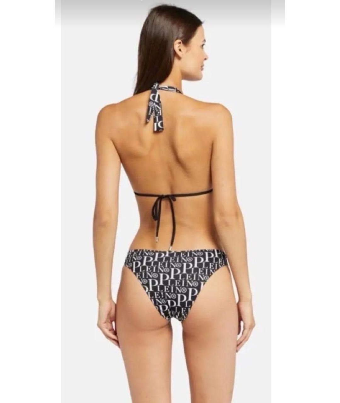 PHILIPP PLEIN Черный полиэстеровый купальник, фото 7