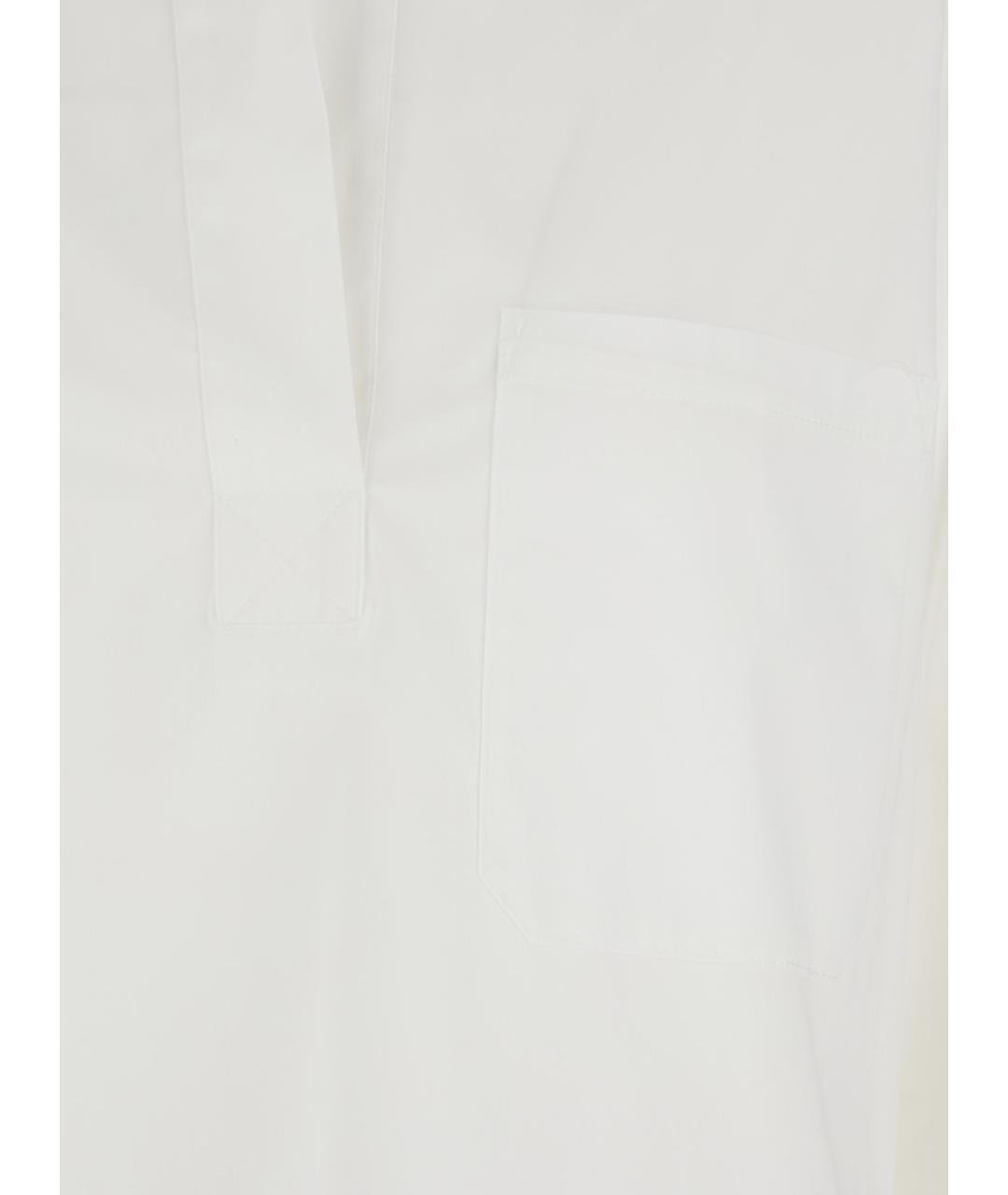 PLAIN Белая хлопковая рубашка, фото 3