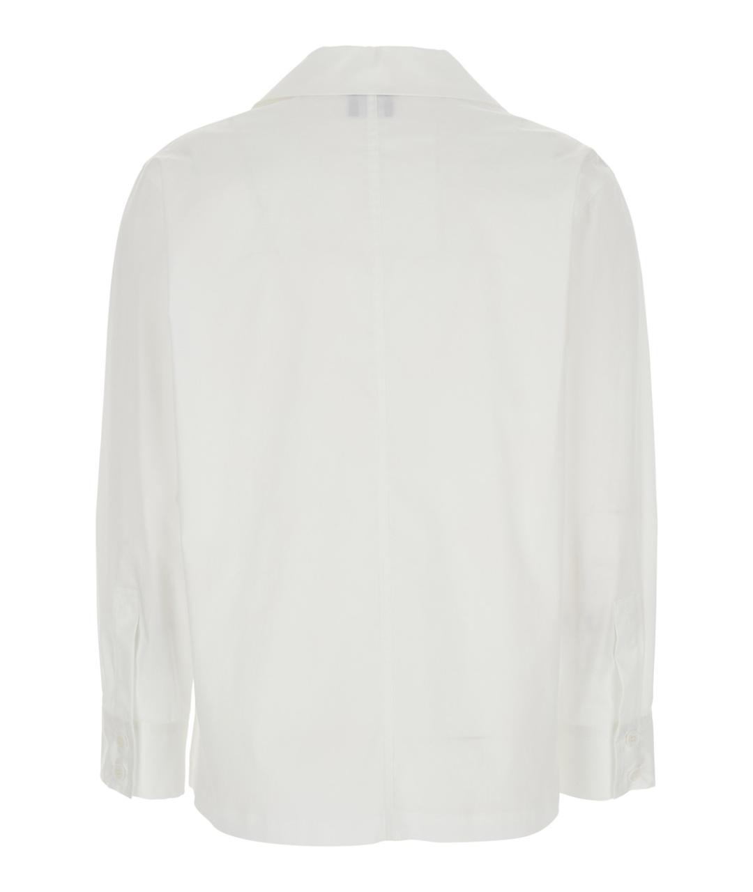 PLAIN Белая хлопковая рубашка, фото 2