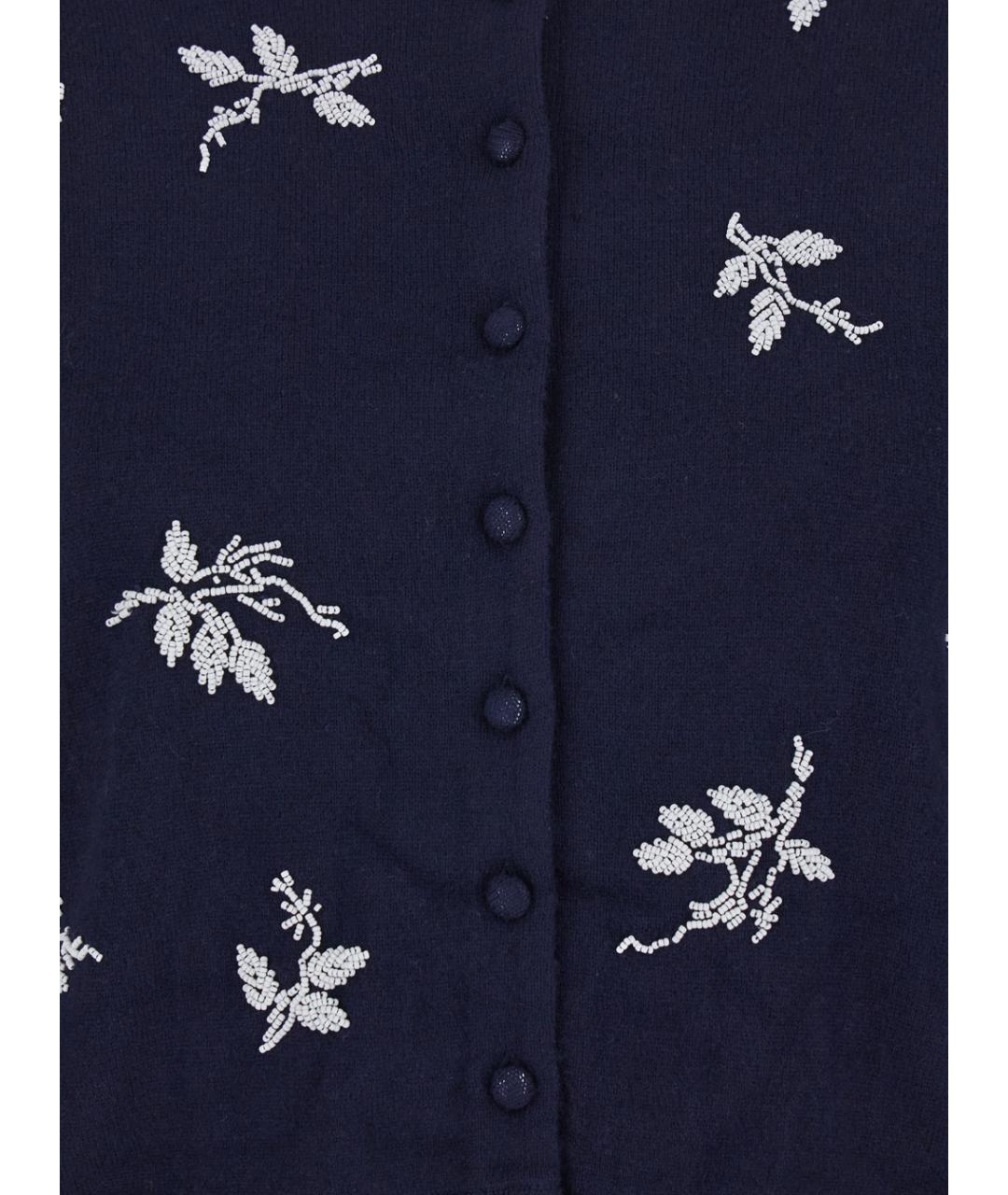 ATELIER EDITION Синий хлопковый кардиган, фото 3