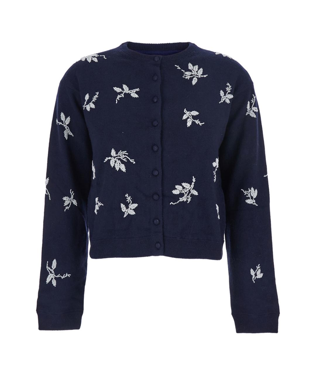 ATELIER EDITION Синий хлопковый кардиган, фото 1