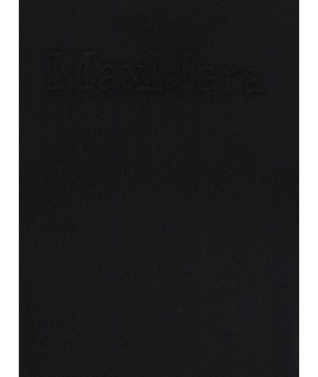 MAXMARA PURE Черная вискозная футболка, фото 3