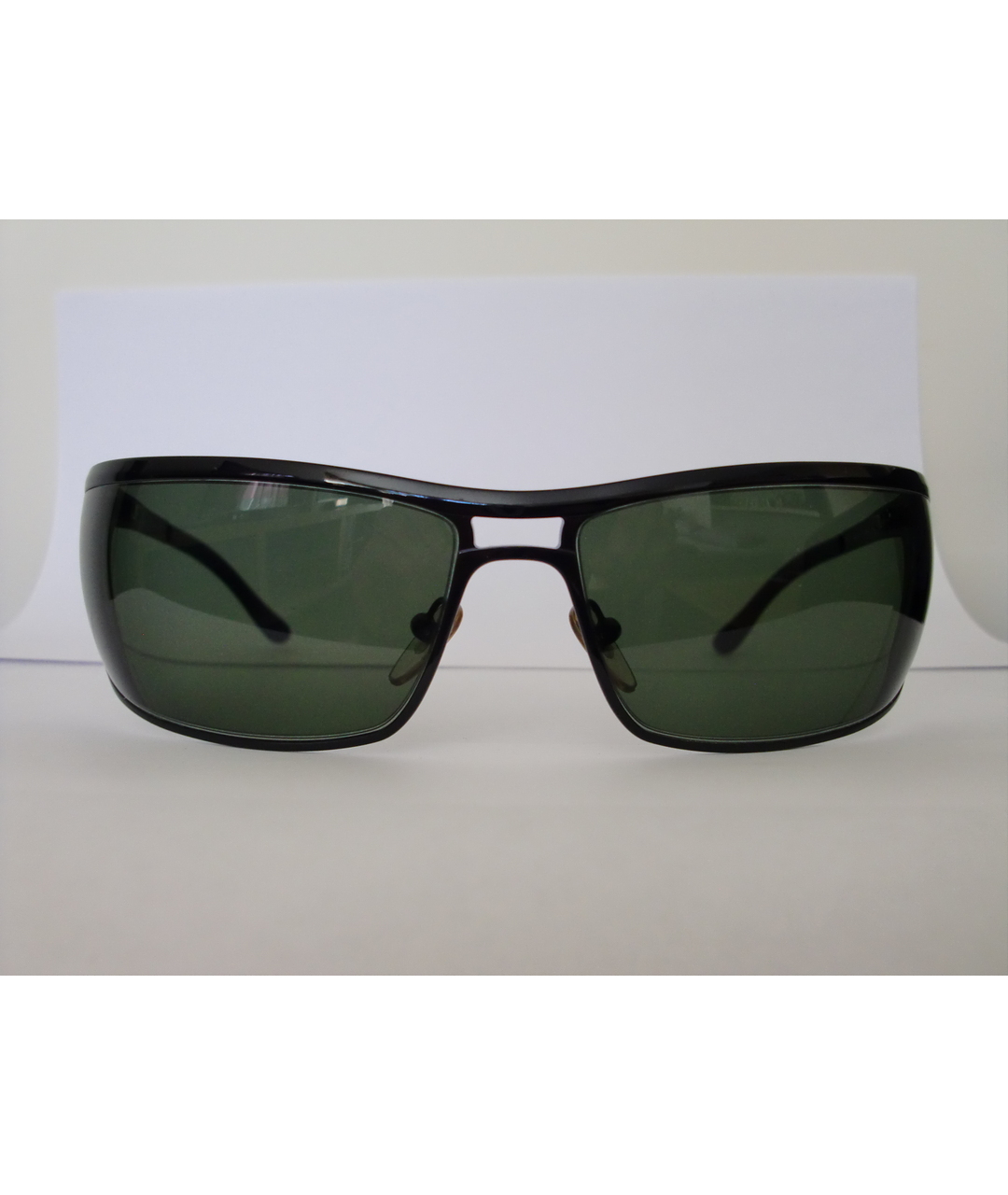 SALVATORE FERRAGAMO Черные металлические солнцезащитные очки, фото 9