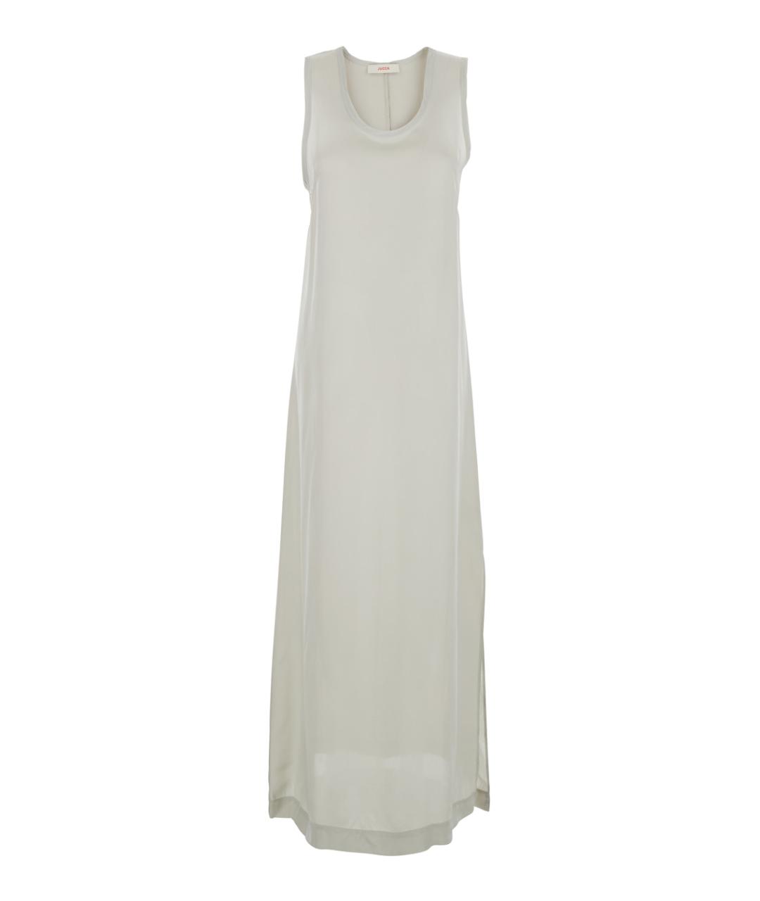 JUCCA Белое вискозное повседневное платье, фото 1