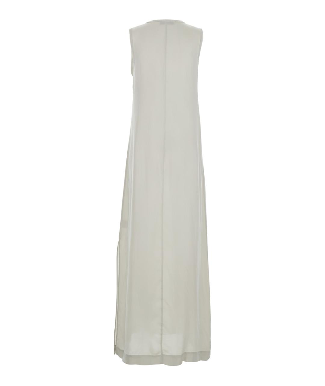 JUCCA Белое вискозное повседневное платье, фото 2