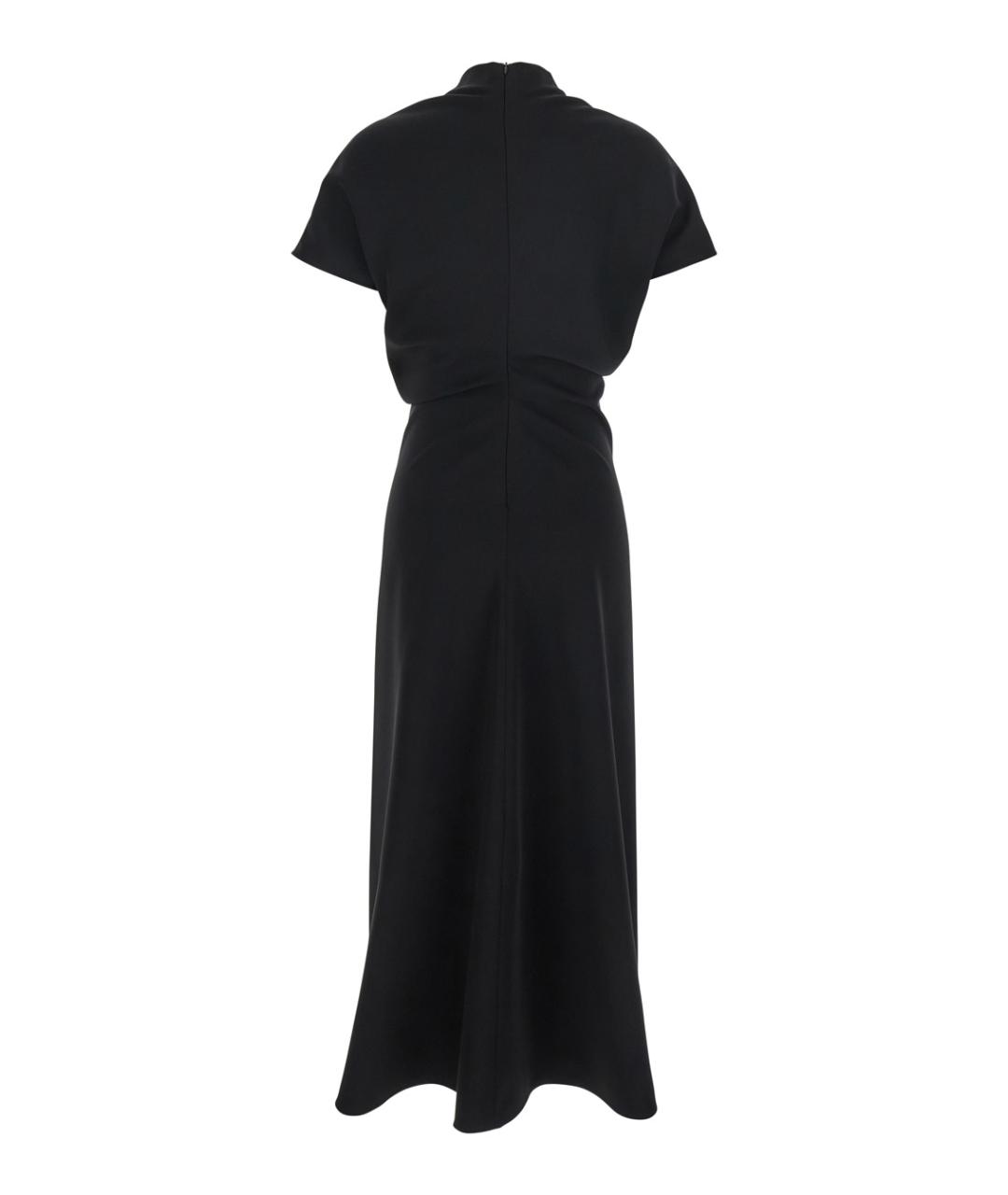 PLAIN Черное полиэстеровое повседневное платье, фото 2