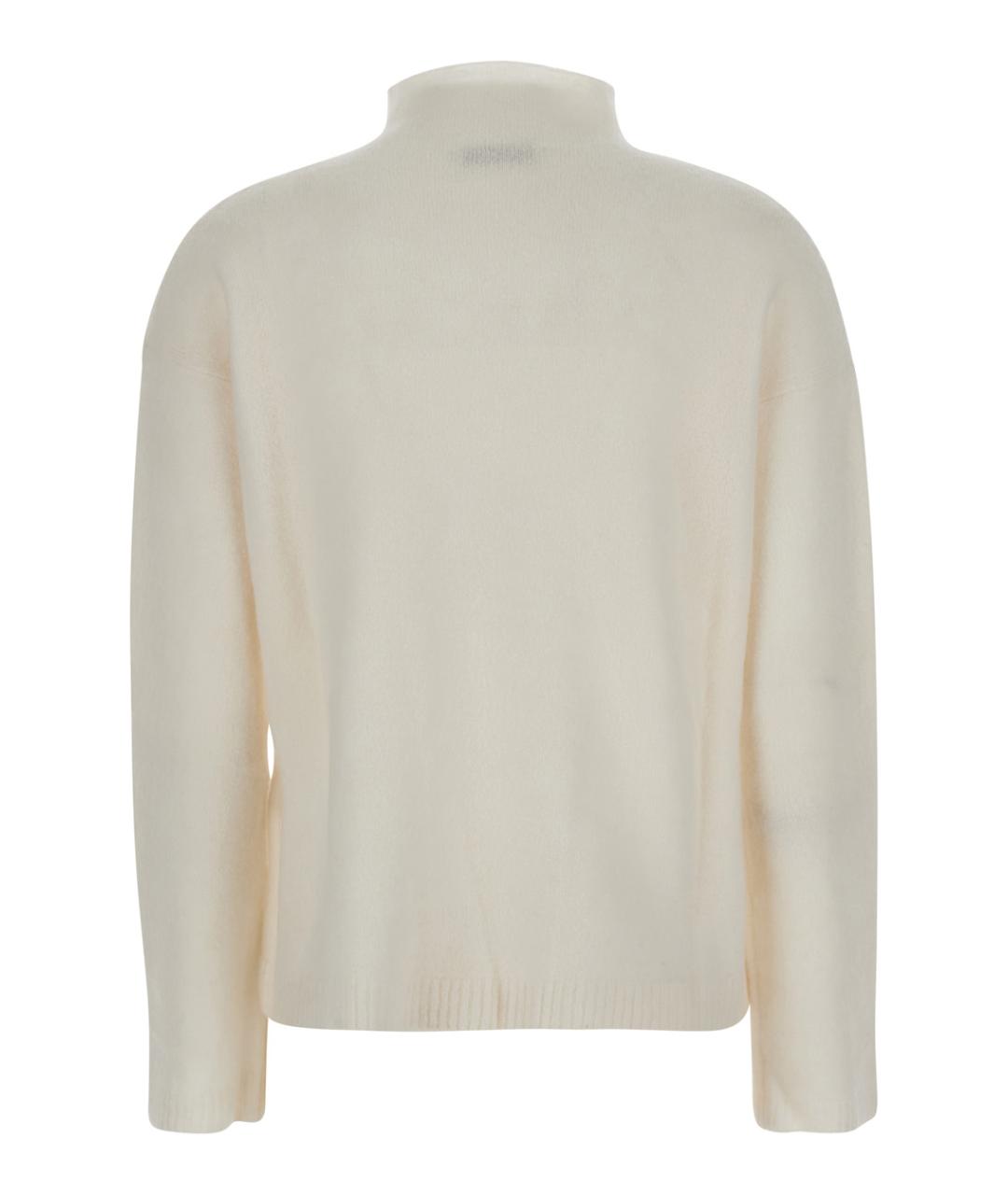 MAXMARA PURE Белый кашемировый джемпер / свитер, фото 2