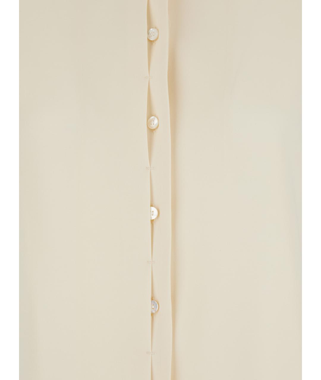 MAXMARA PURE Белая шелковая рубашка, фото 3