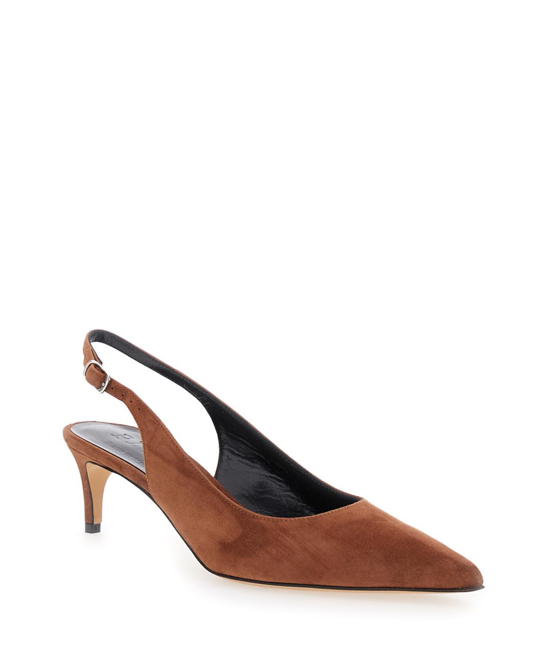 PLAIN Коричневые замшевые туфли, фото 1