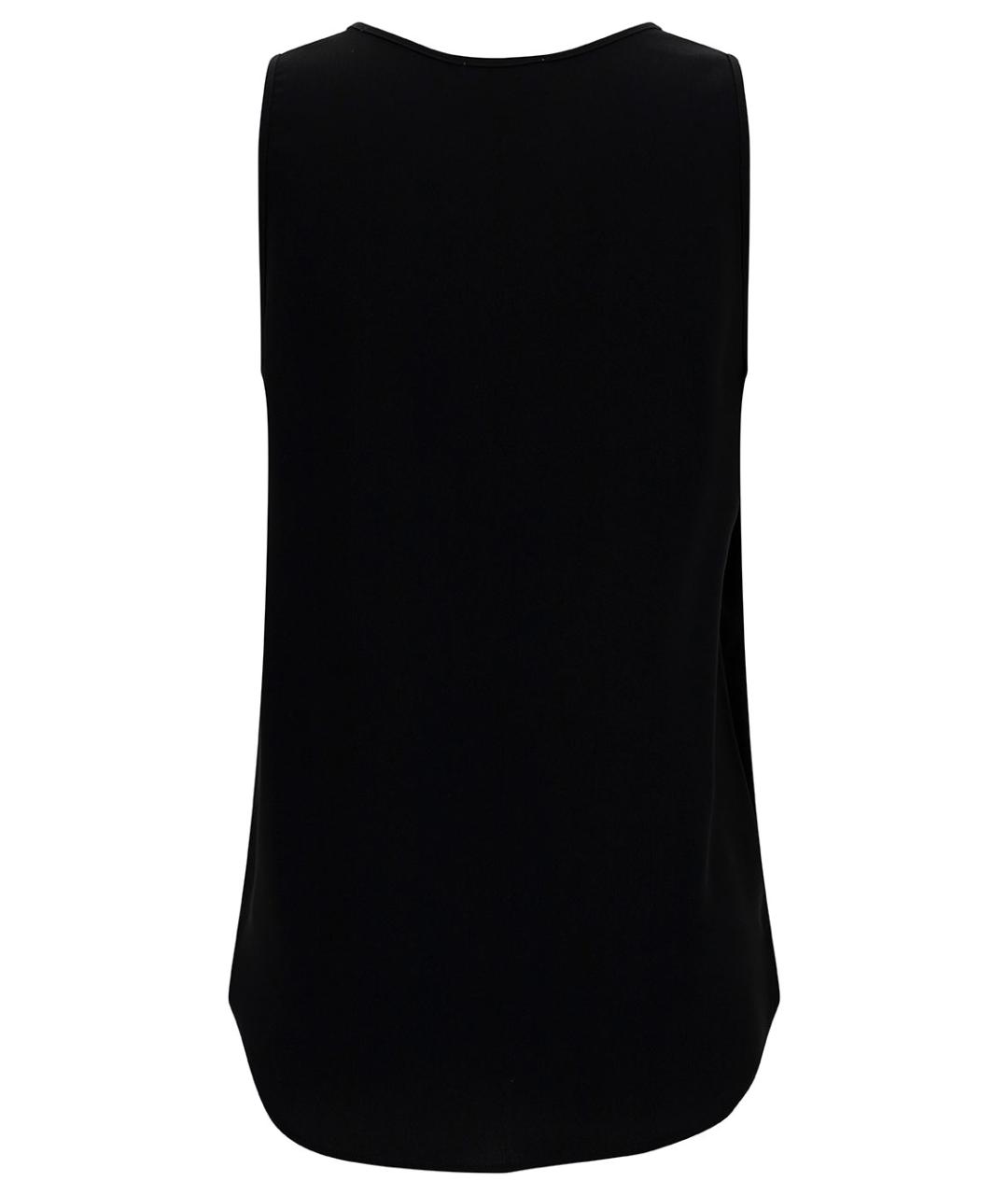 P.A.R.O.S.H. Черная полиамидовая блузы, фото 2