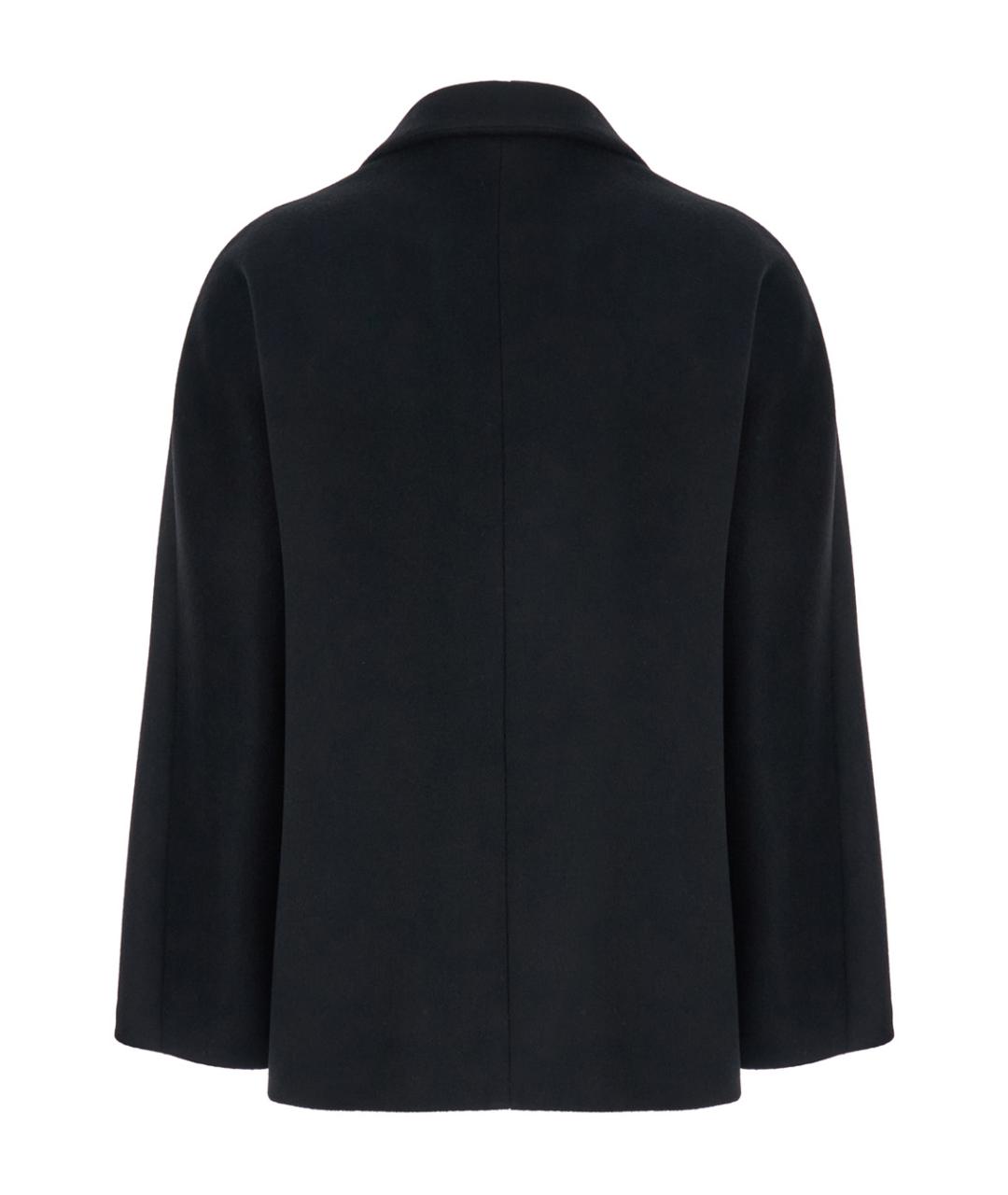PLAIN Черное шерстяное пальто, фото 2
