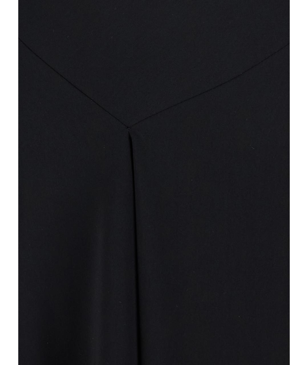 PLAIN Черное полиэстеровое коктейльное платье, фото 3