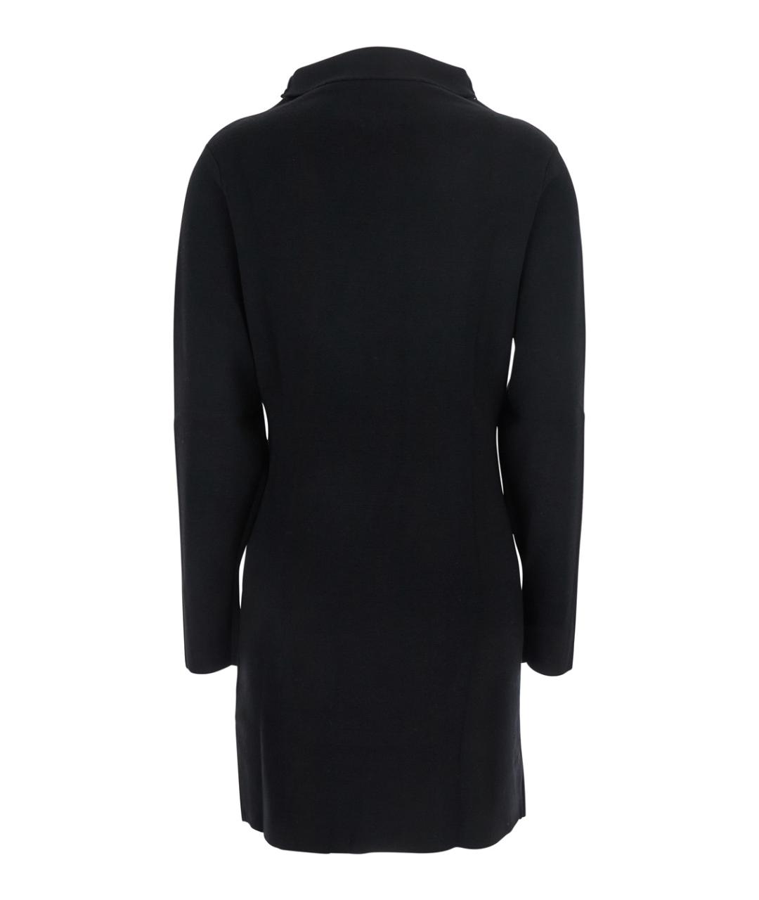 P.A.R.O.S.H. Черное шерстяное повседневное платье, фото 2