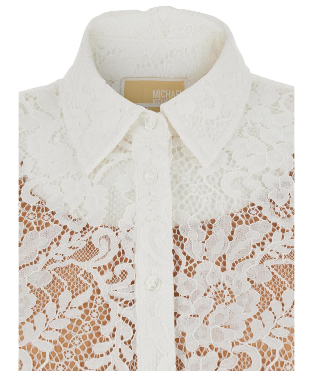 MICHAEL MICHAEL KORS Белая полиамидовая рубашка, фото 3