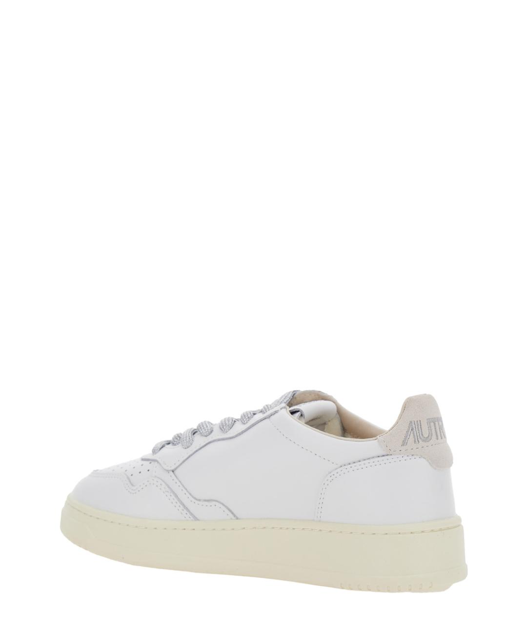AUTRY Белые кожаные кроссовки, фото 3