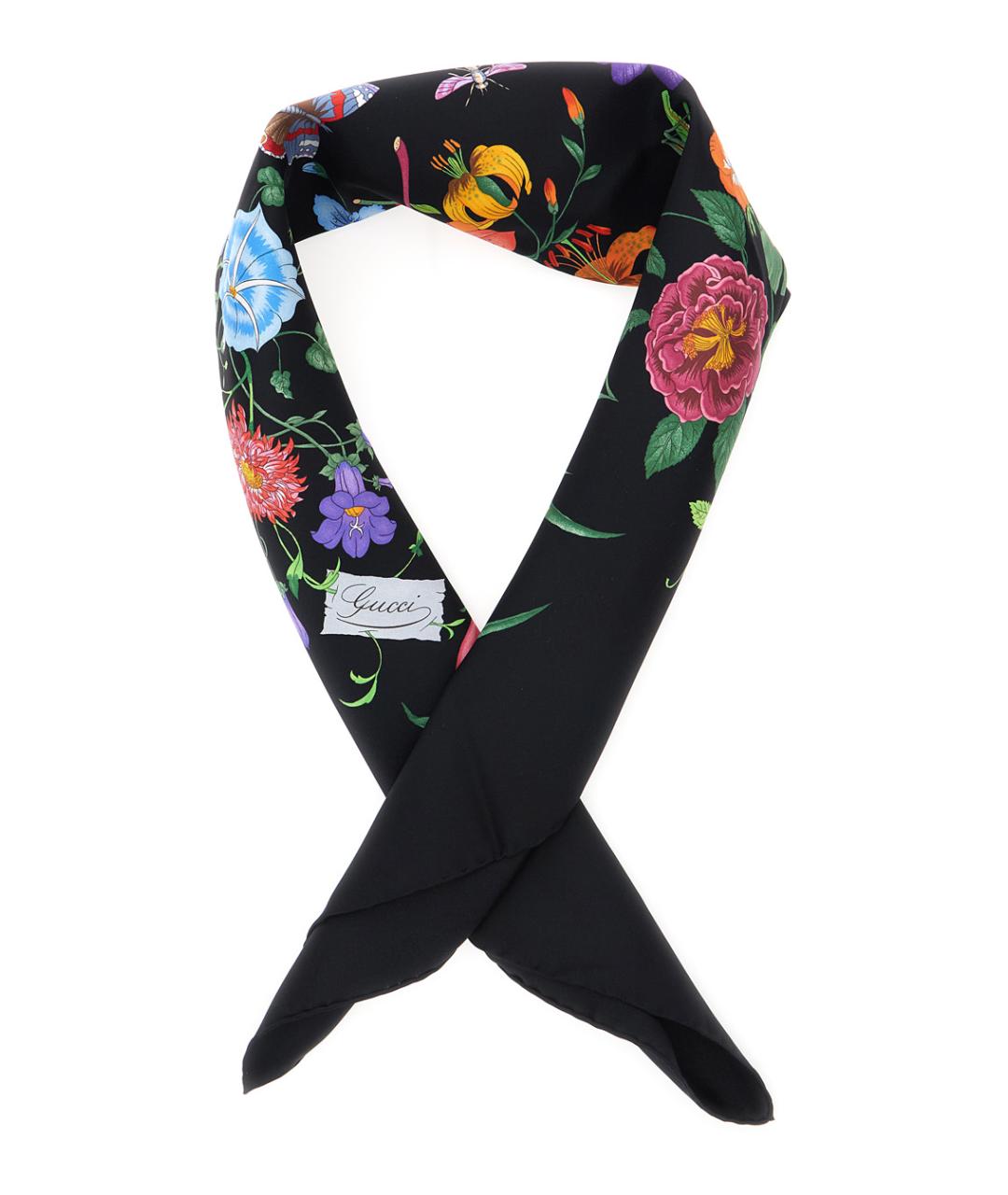 GUCCI Мульти шелковый шарф, фото 2