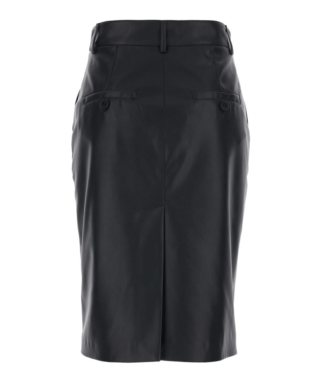 PLAIN Черная юбка миди, фото 2