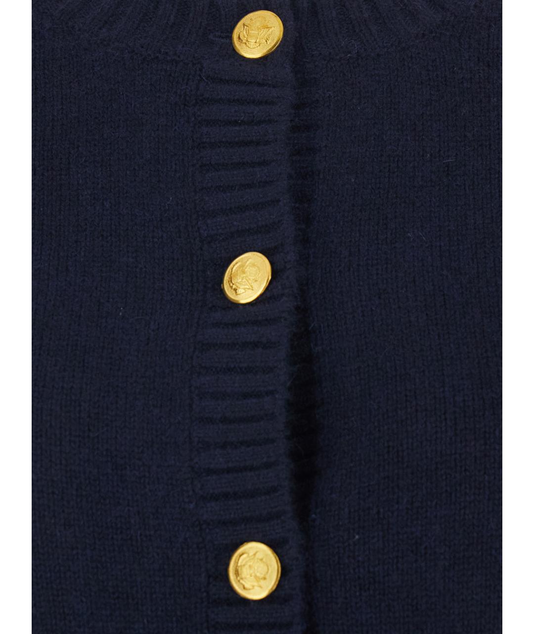 PLAIN Синий кашемировый кардиган, фото 3