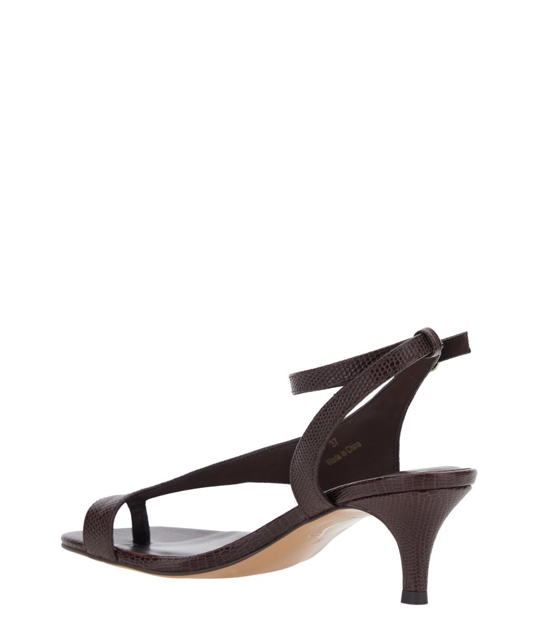 TWIN-SET Коричневые босоножки, фото 2