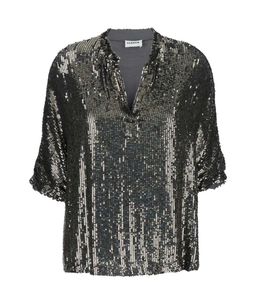 P.A.R.O.S.H. Серебряная блузы, фото 1