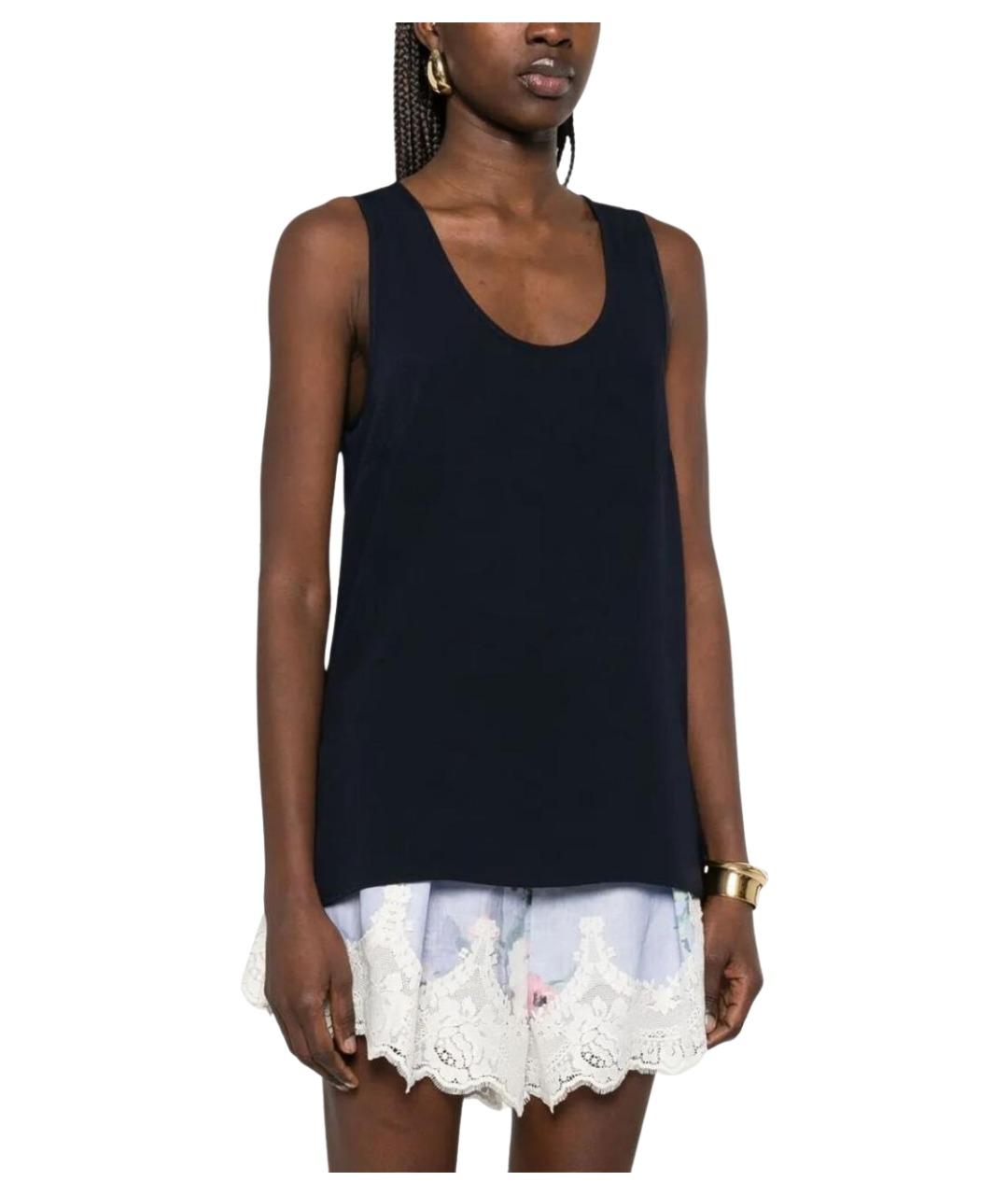 P.A.R.O.S.H. Синяя полиэстеровая майка, фото 2