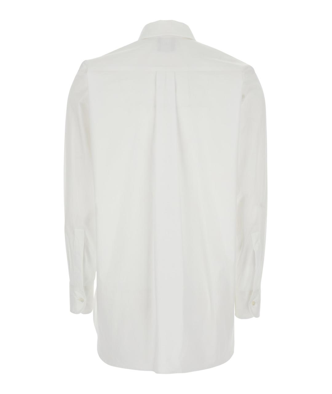 PLAIN Белая хлопковая рубашка, фото 2