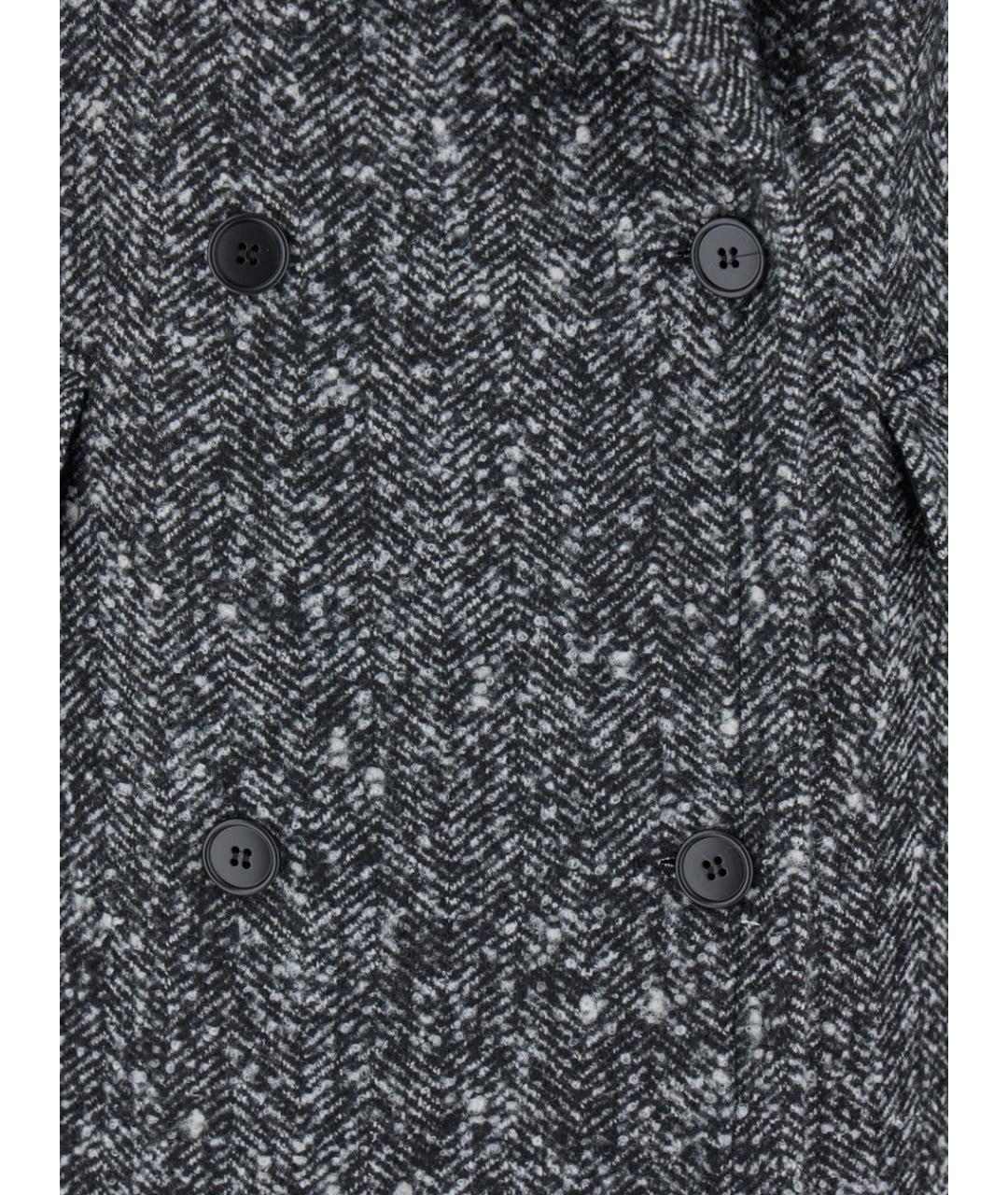 PLAIN Серое шерстяное пальто, фото 3