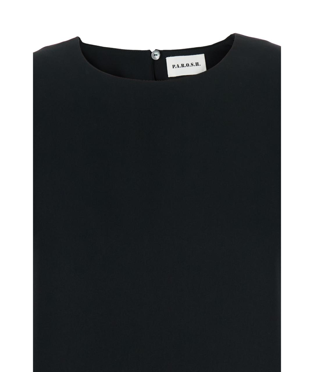 P.A.R.O.S.H. Черная блузы, фото 3