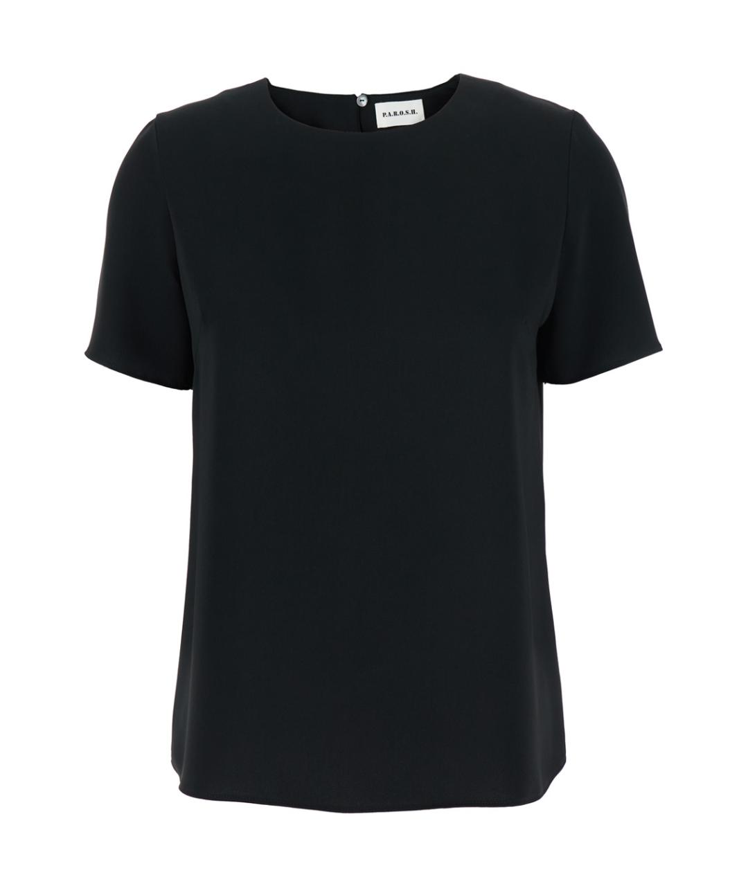 P.A.R.O.S.H. Черная блузы, фото 1