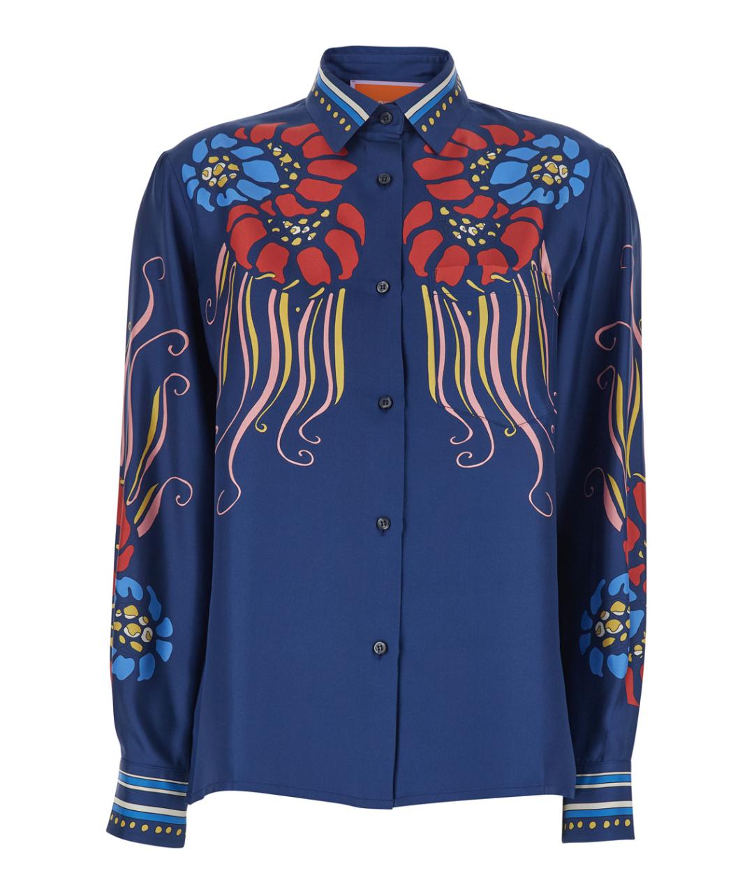 LA DOUBLEJ Мульти шелковая рубашка, фото 1