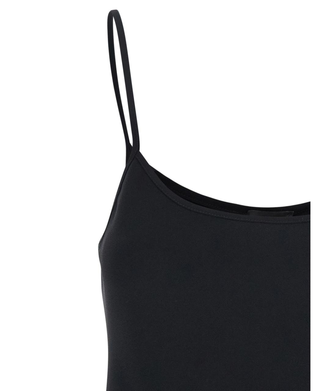 PLAIN Черная полиэстеровая майка, фото 3