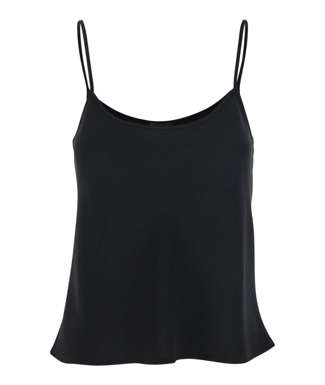 PLAIN Черная полиэстеровая майка, фото 1