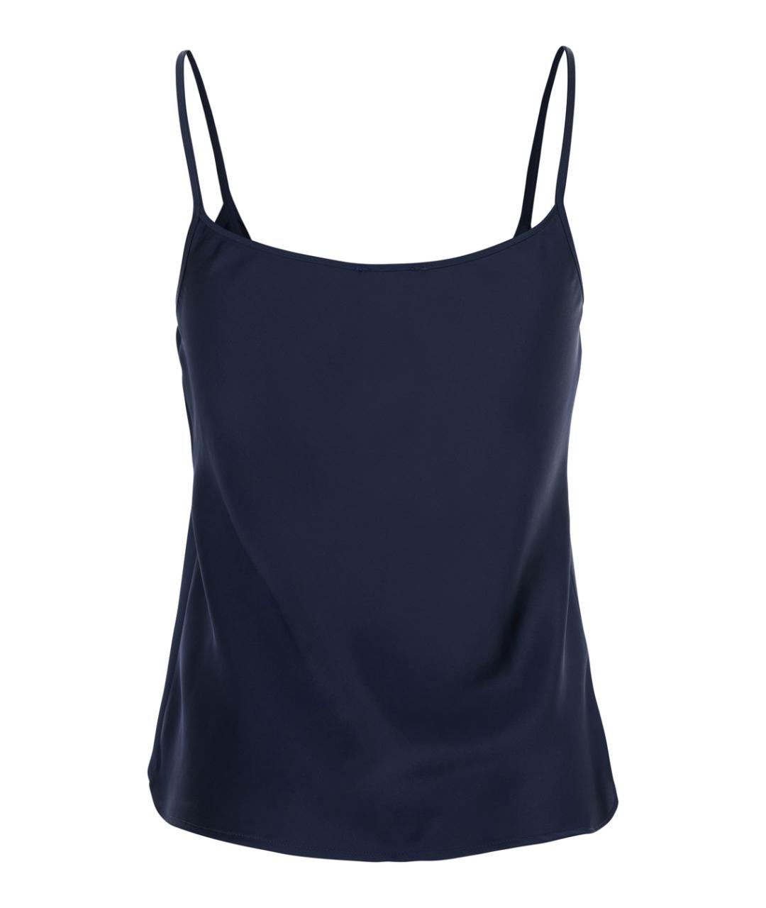 PLAIN Синяя майка, фото 2