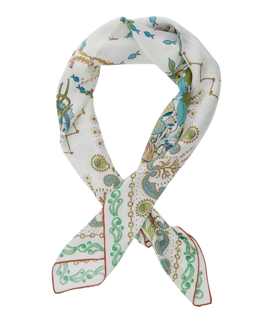 MANTERO 1902 Мульти шелковый шарф, фото 2