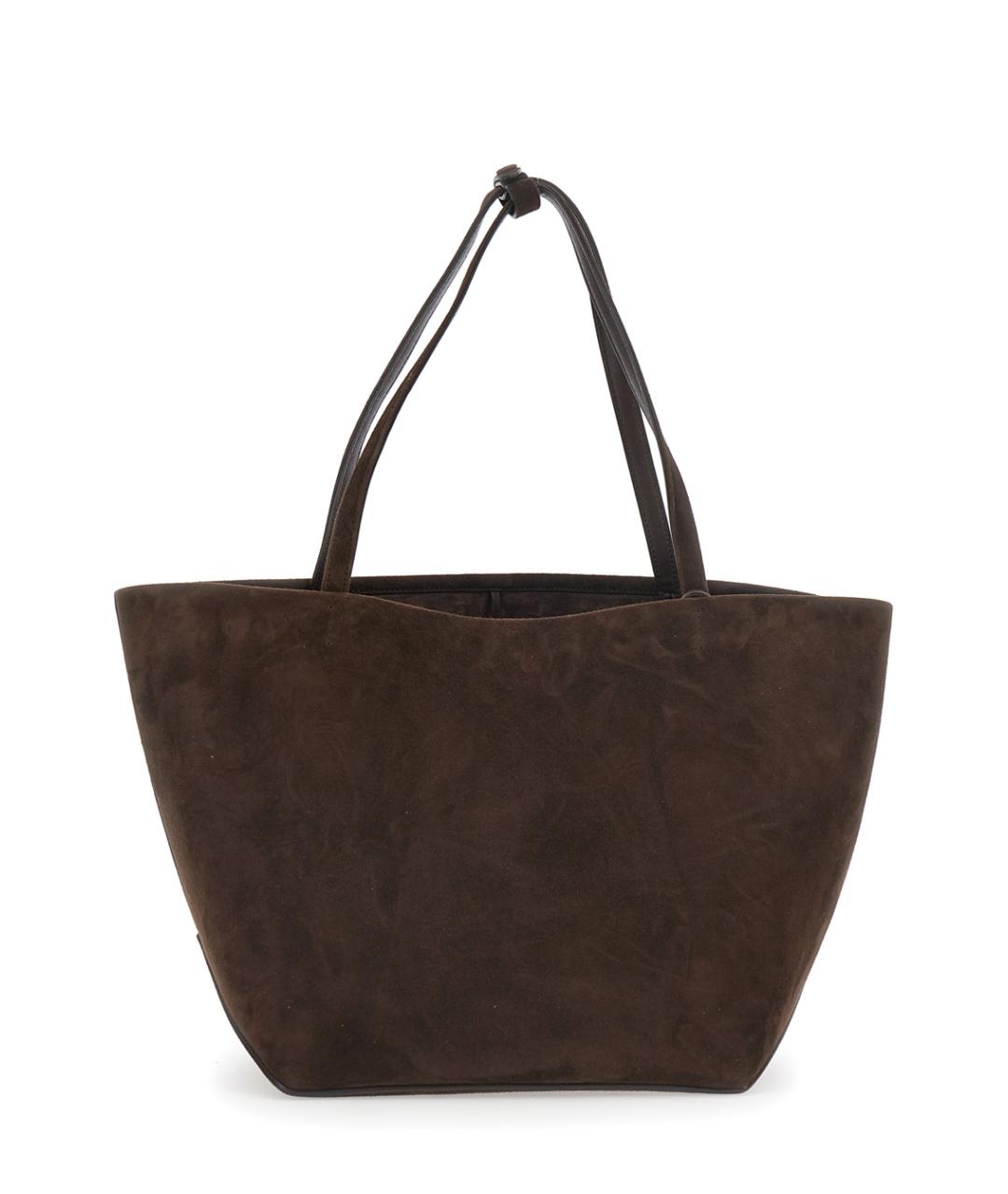 THE ROW Коричневая кожаная сумка тоут, фото 2