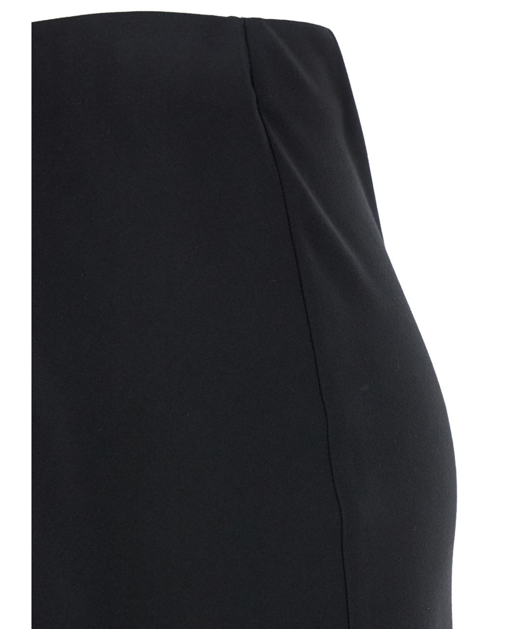 PLAIN Черная хлопковая юбка миди, фото 3