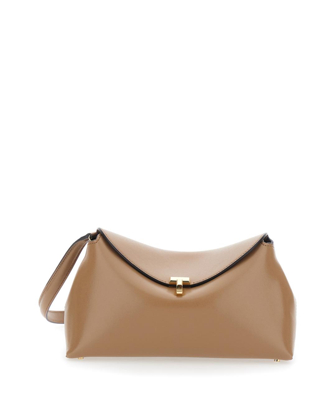 TOTEME Бежевая кожаная сумка через плечо, фото 1